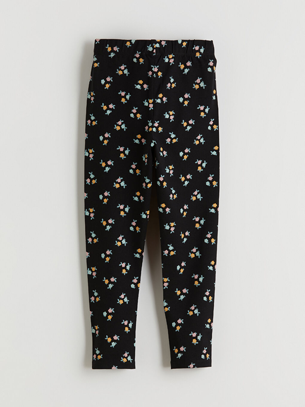 Elasticated Waist Floral Girls' Leggings-2