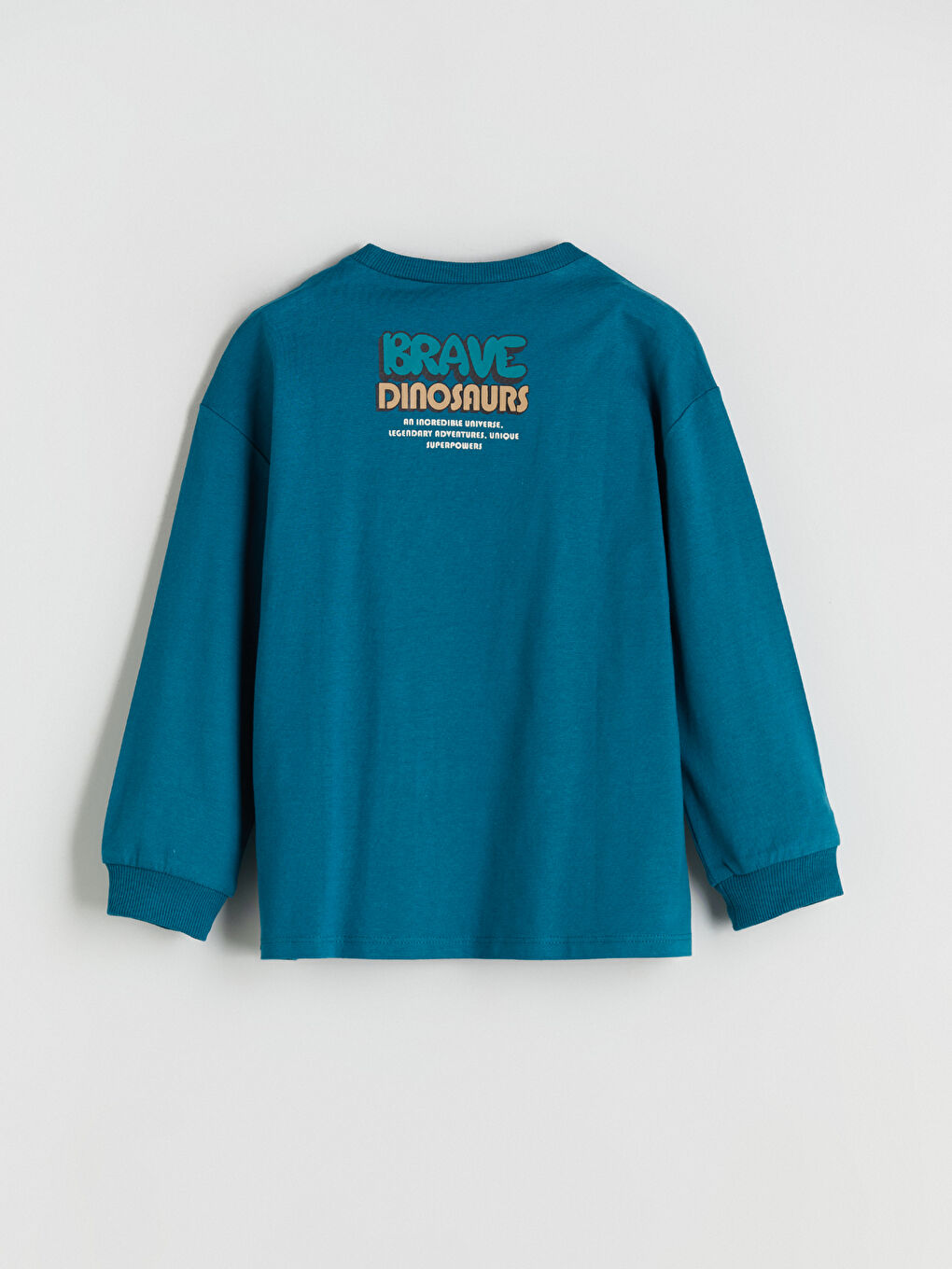 LCW Kids Dinosaur Printed Boys' Sweatshirt -W5AB19Z1-R4R