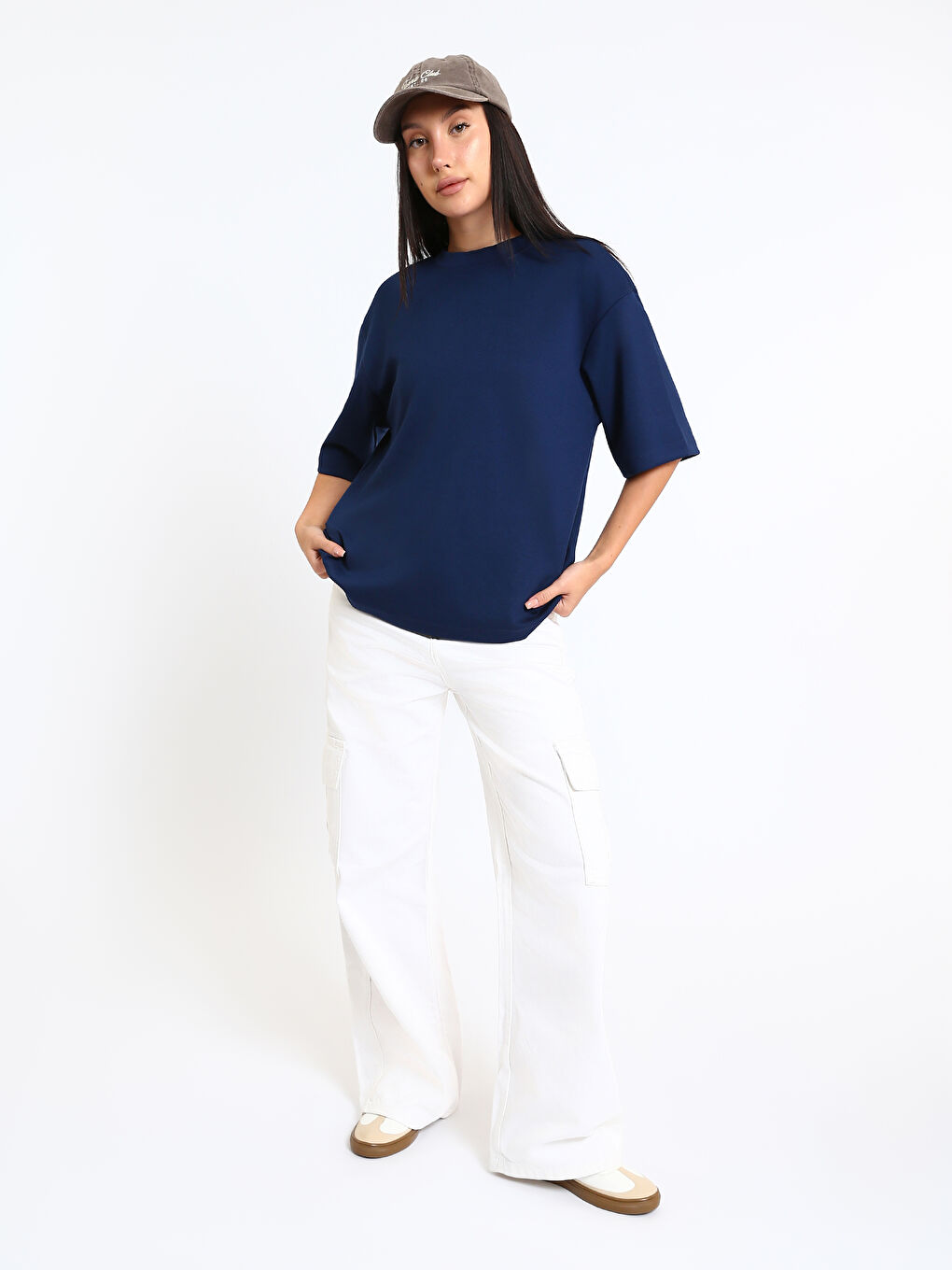 T-shirt à col rond pour Femmes-1