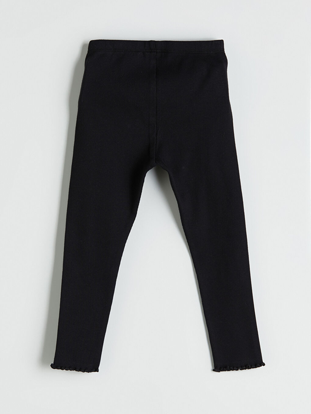 Siyah Beli Lastikli Kız Bebek Tayt-1