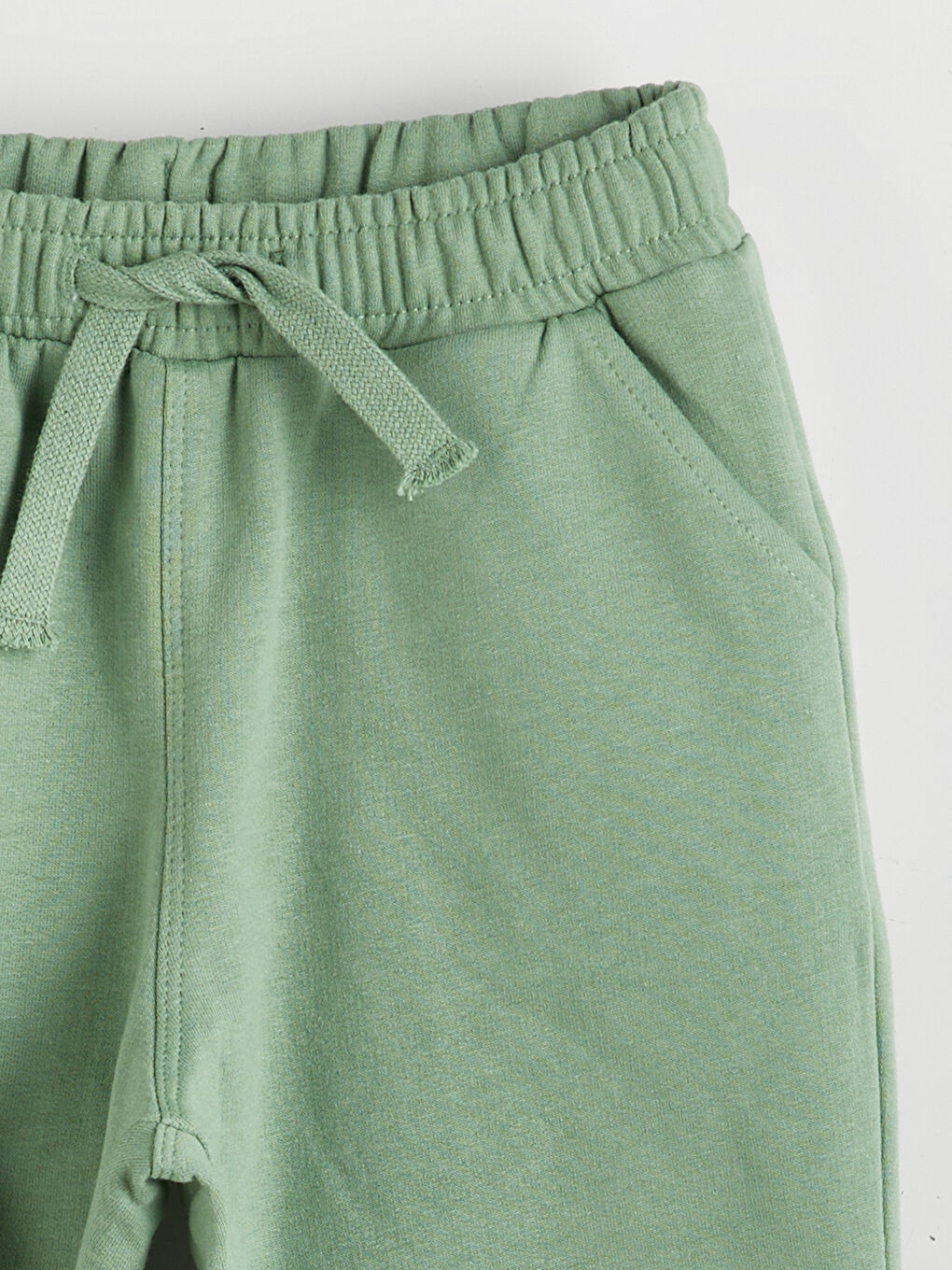Yeşil Beli Lastikli Erkek Çocuk Jogger  Eşofman Altı-2
