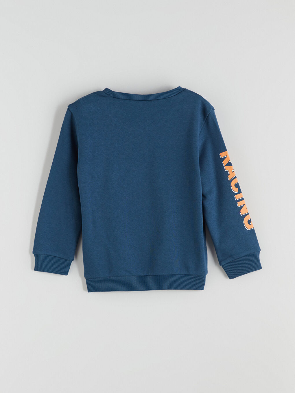 Petrol Araba Baskılı Erkek Çocuk Sweatshirt-1