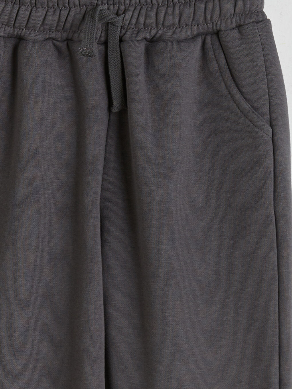 Antrasit Beli Lastikli Erkek Çocuk Jogger Eşofman Altı-2