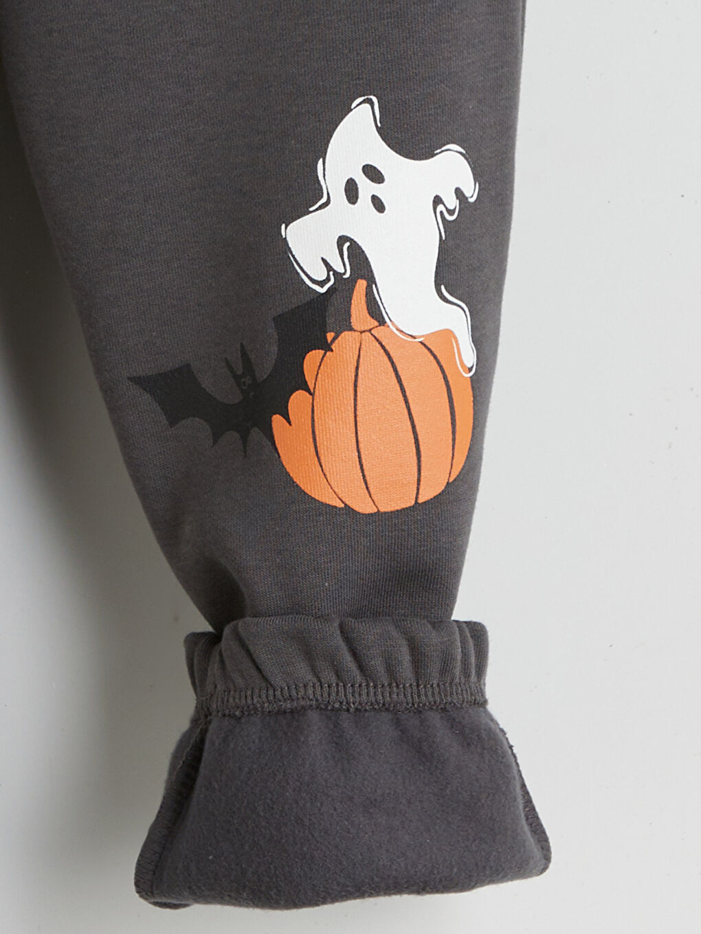 Antrasit Beli Lastikli Erkek Çocuk Jogger Eşofman Altı-3