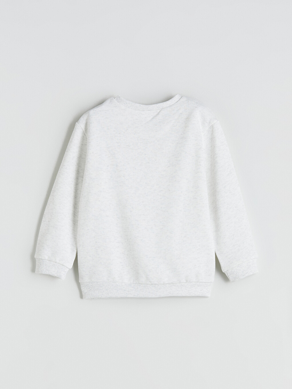 Beyaz New York Baskılı Erkek Çocuk Kalın Sweatshirt-1