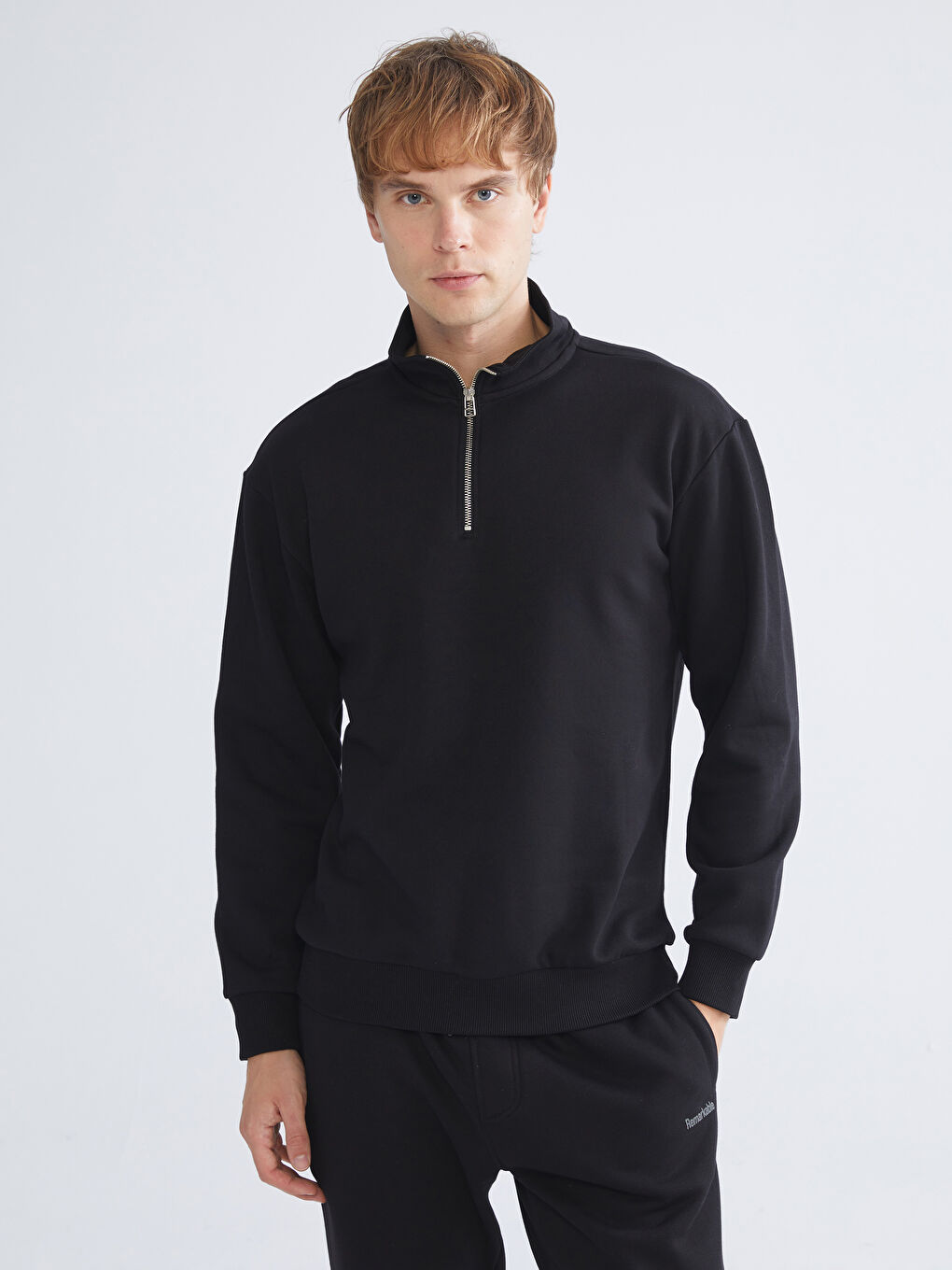 Funnel Neck Men's Sweatshirt