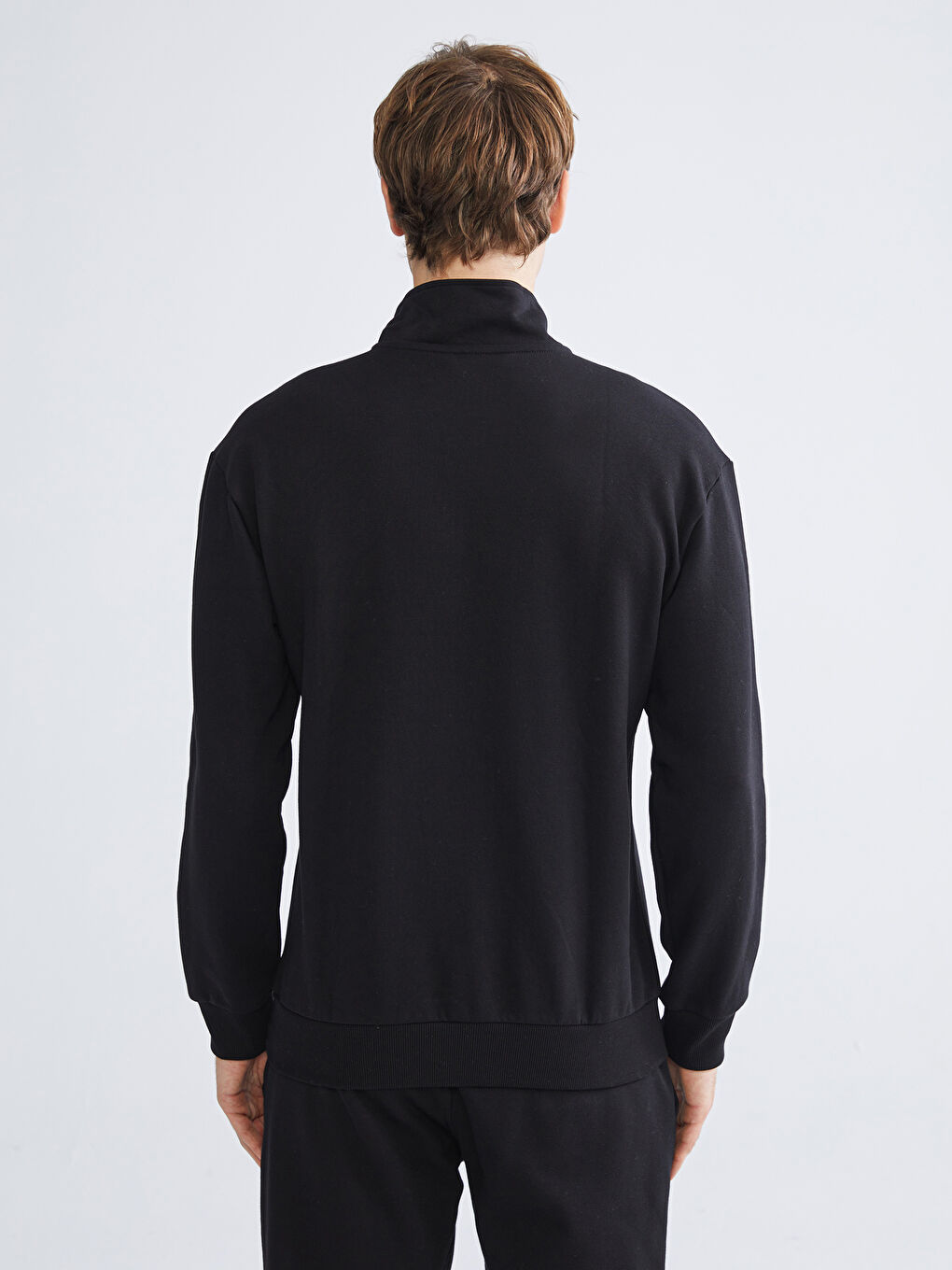 Funnel Neck Men's Sweatshirt-3