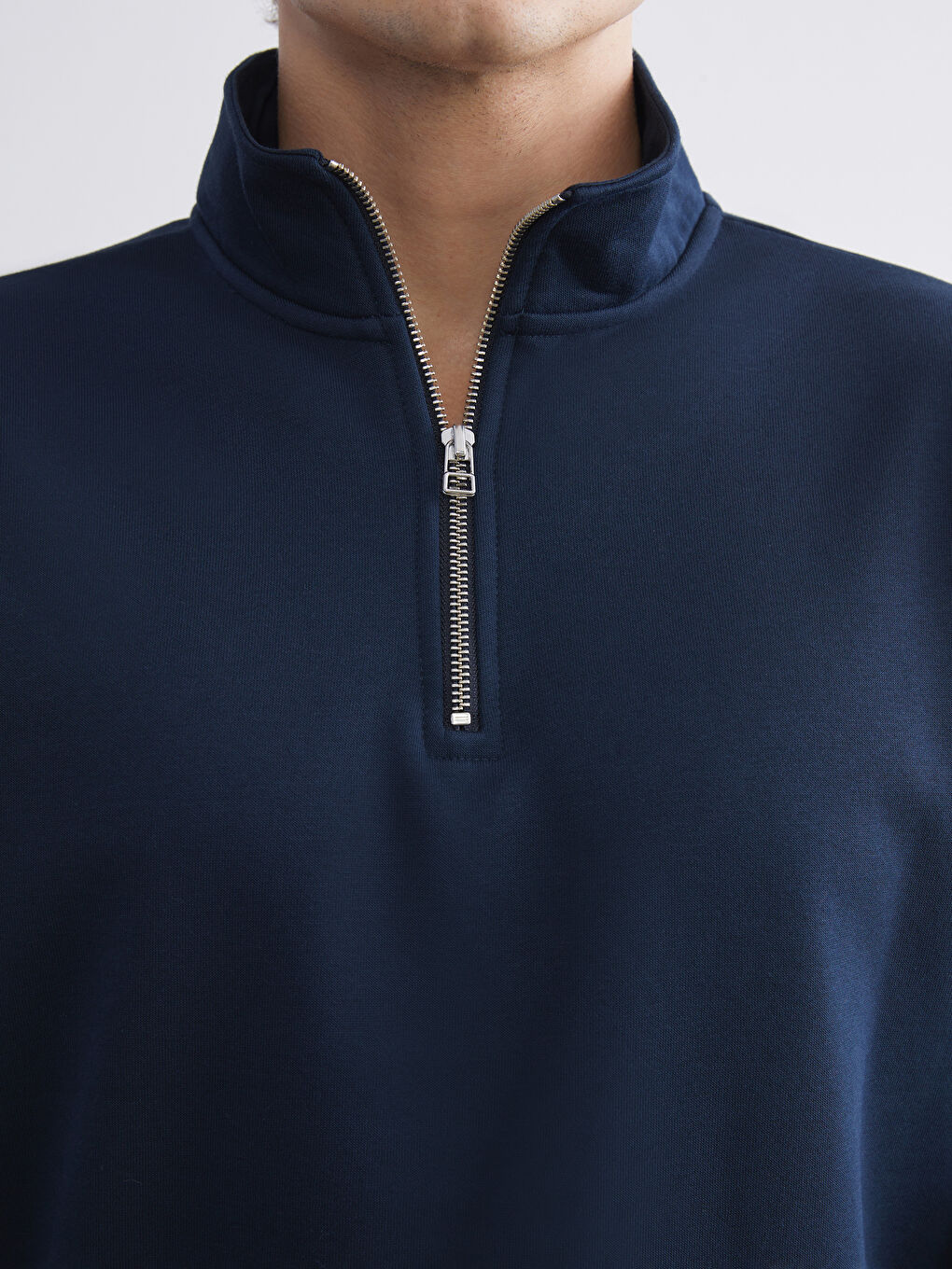 Funnel Neck Men's Sweatshirt-2