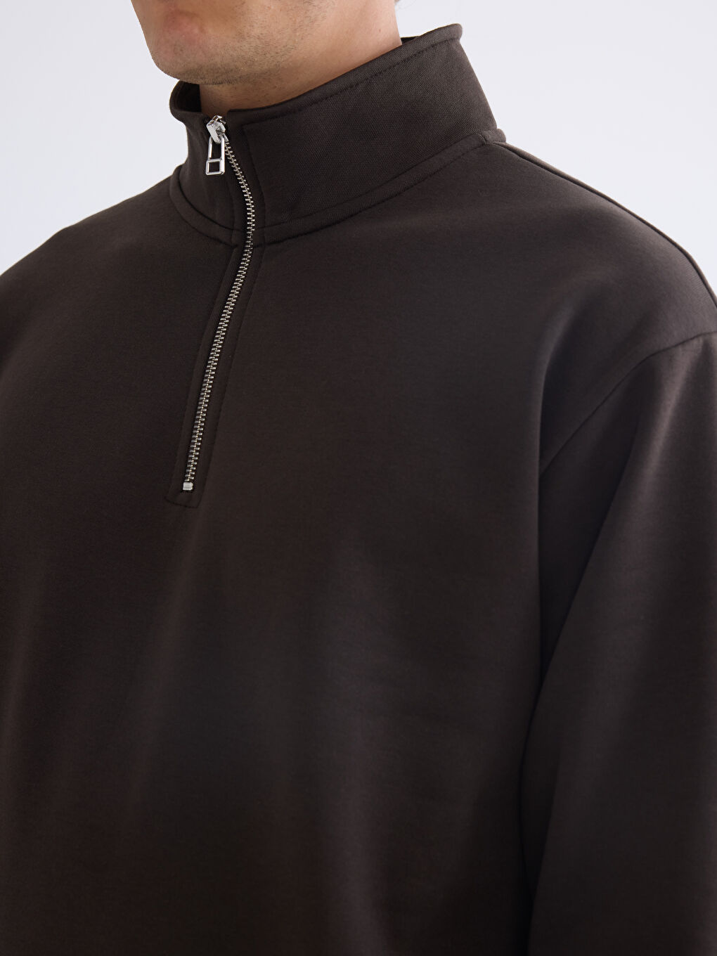 Funnel Neck Men's Sweatshirt-5