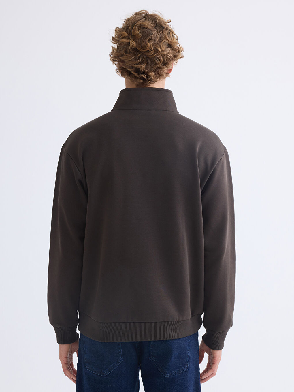 Funnel Neck Men's Sweatshirt-7