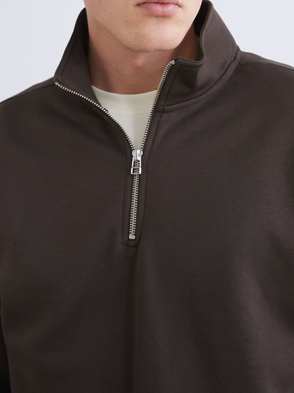 Funnel Neck Men's Sweatshirt-4