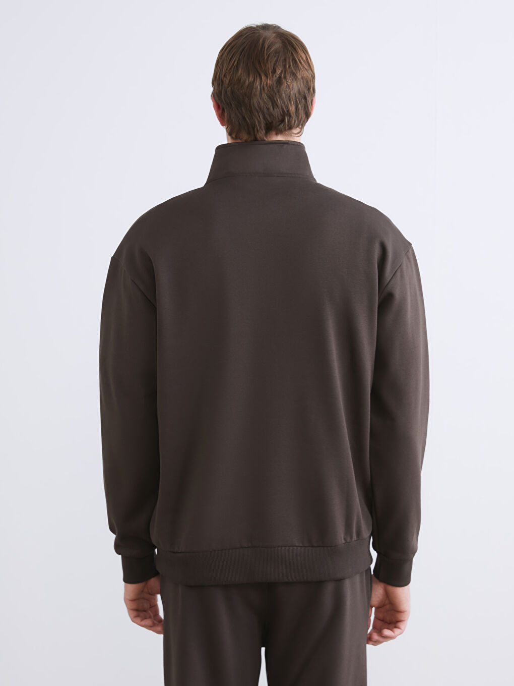 Funnel Neck Men's Sweatshirt-6