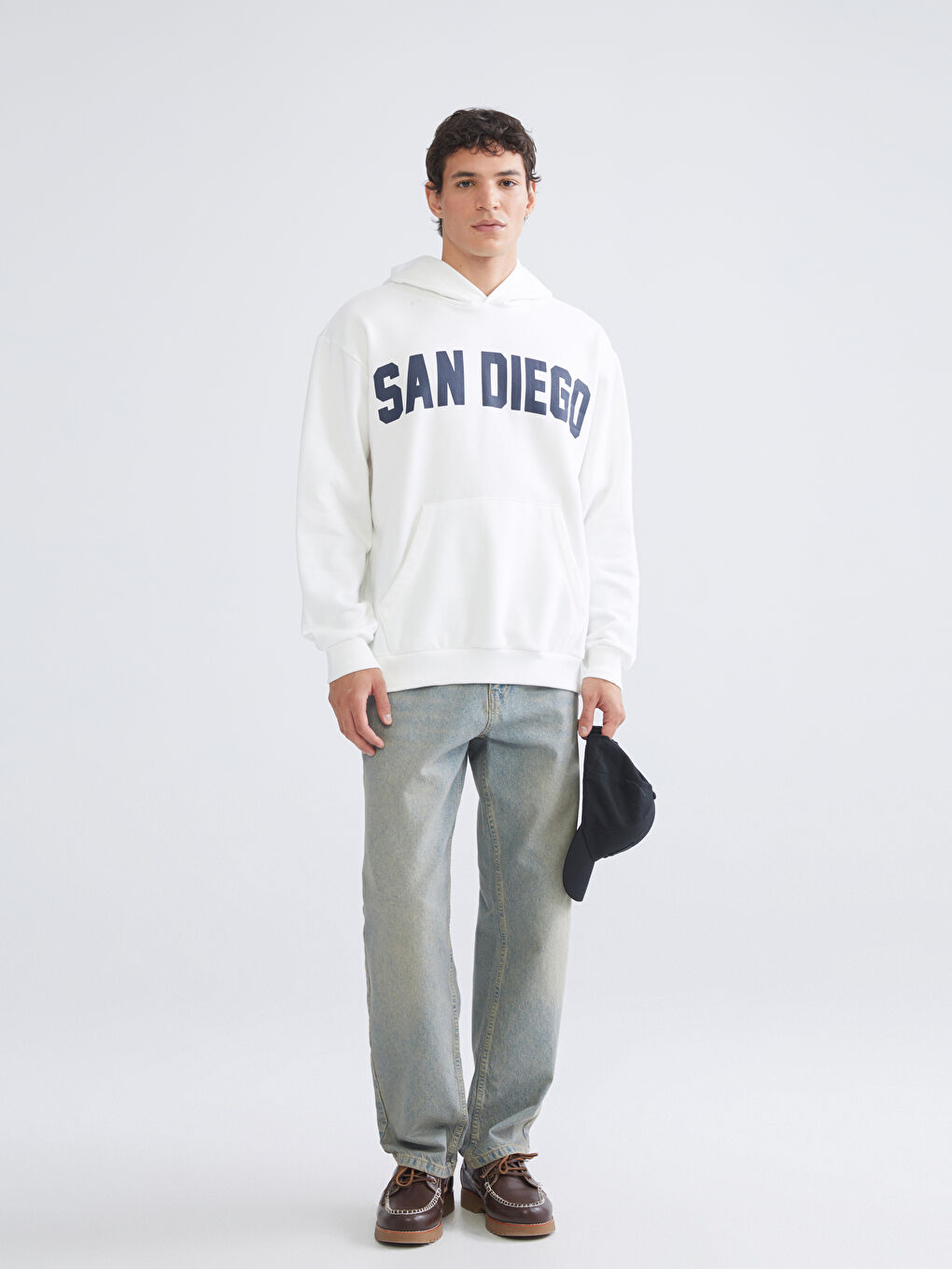 Long Sleeve Printed Men's Hoodie-1