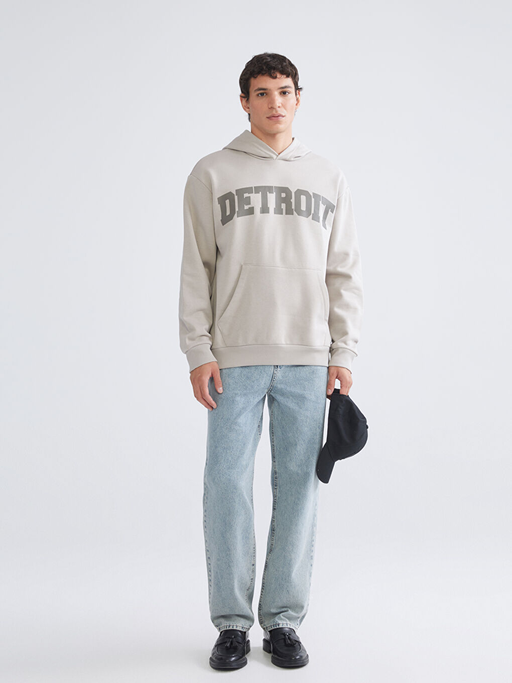 Long Sleeve Printed Men's Hoodie-1