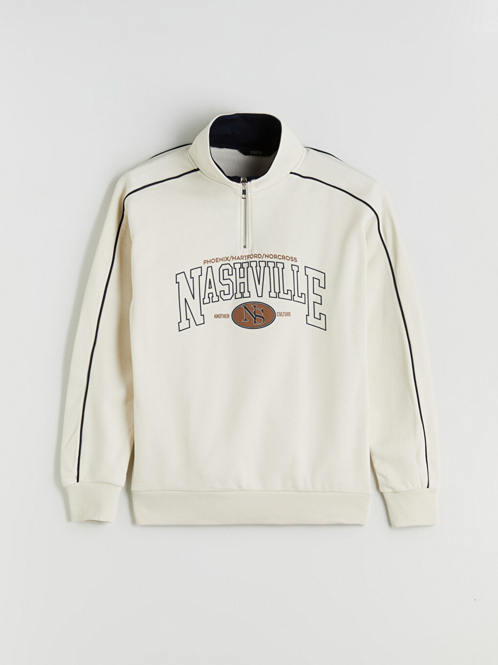 Funnel Neck Men's Sweatshirt-4