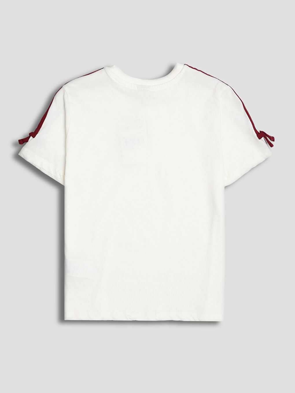 Crew Neck Girls' T-Shirt-1