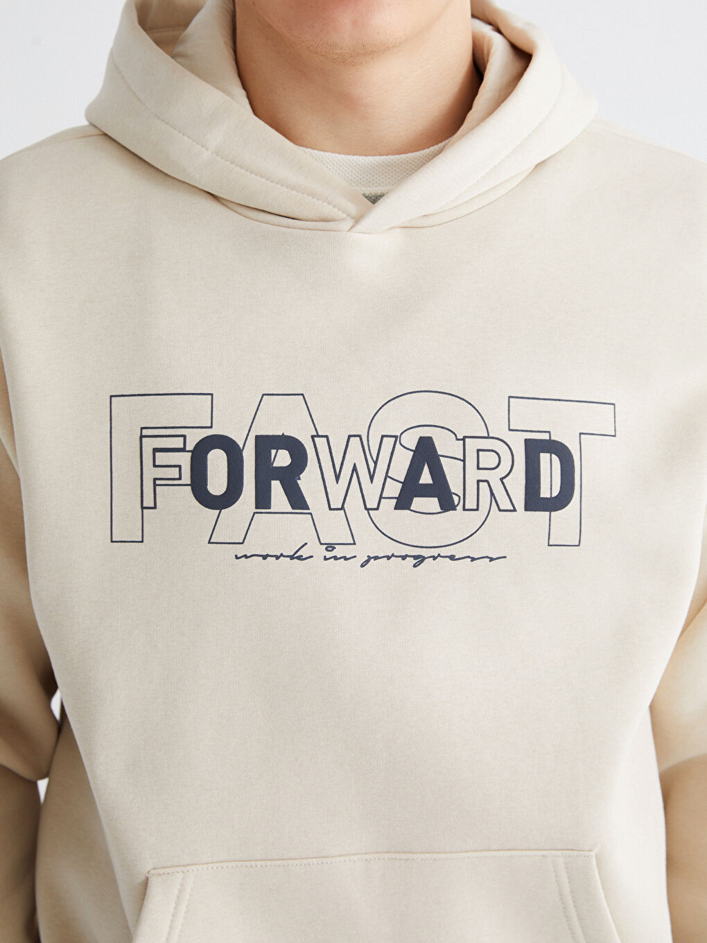 Мужчины Бежевый Свитшот-2