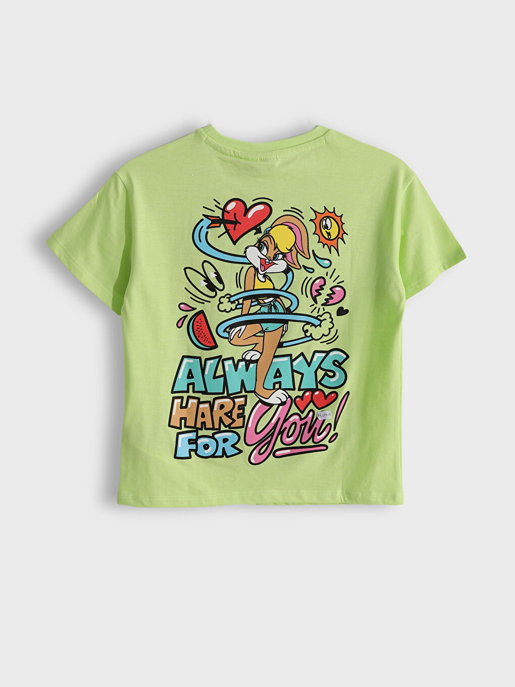 Majica sa okruglim izrezom, štampana Lola Bunny, za devojčice-1