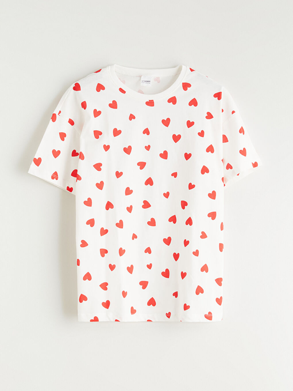 Девочки экрю Пижамный комплект с шортами-1