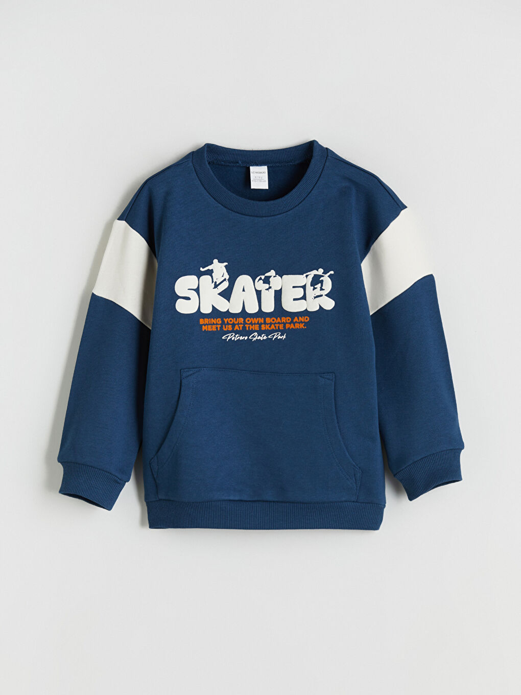 Crew Neck Printed Boys' Sweatshirt