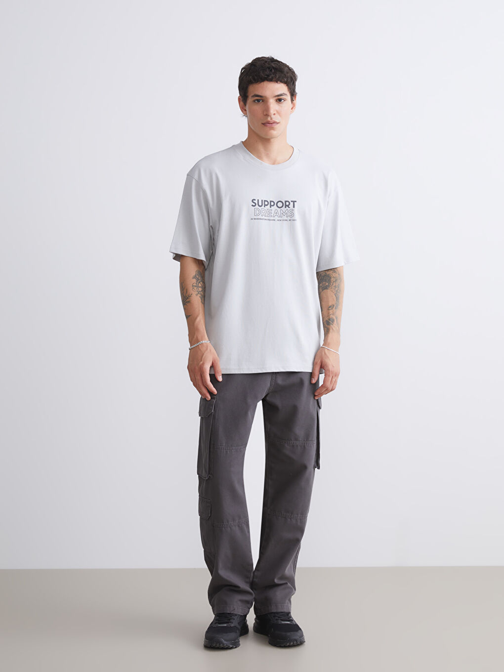 Crew Neck Printed Men's T-Shirt-1