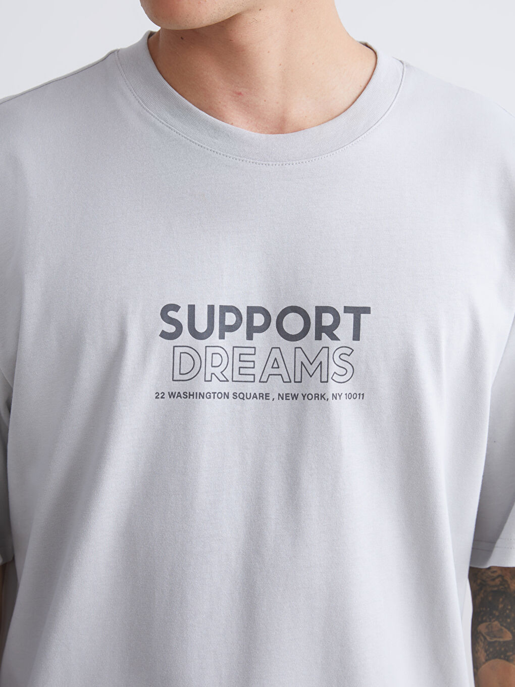 Crew Neck Printed Men's T-Shirt-2