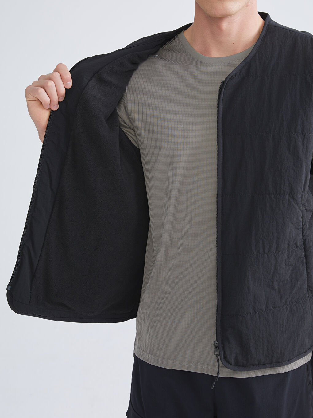 Man BLACK Waistcoat-2