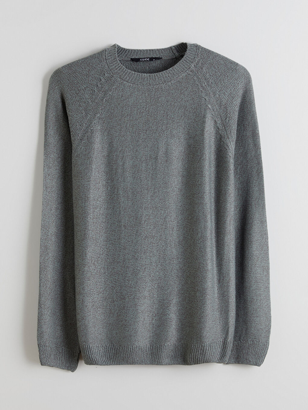 მრგვალი საყელო გრძელმკლავიანი მამაკაცის ტრიკოტაჟის სვიტერი-4