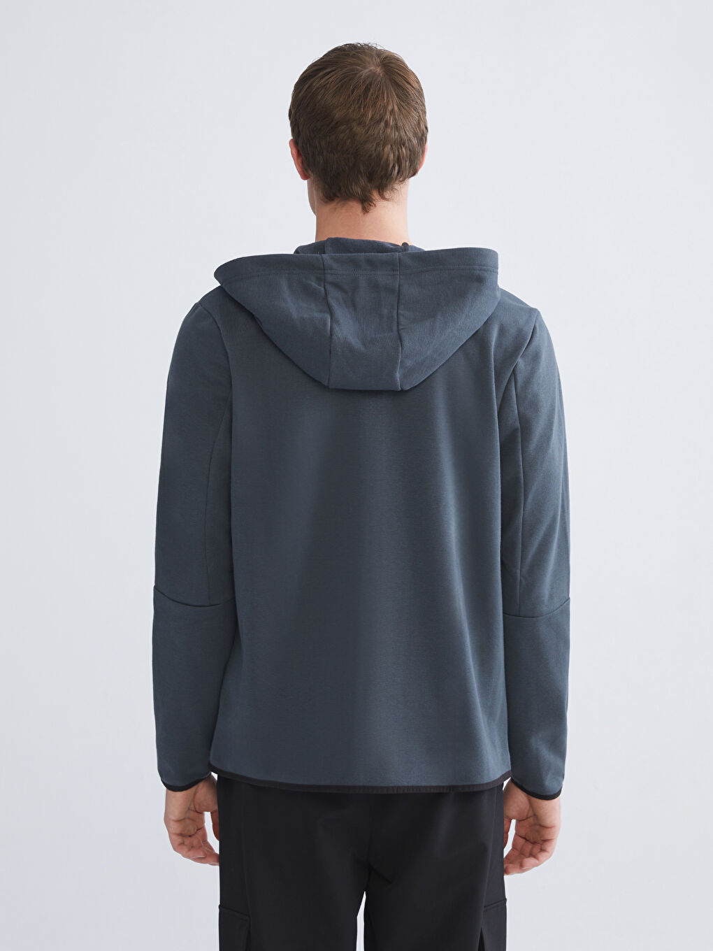 Kapuzensweatshirt für Herren mit Reißverschluss-3