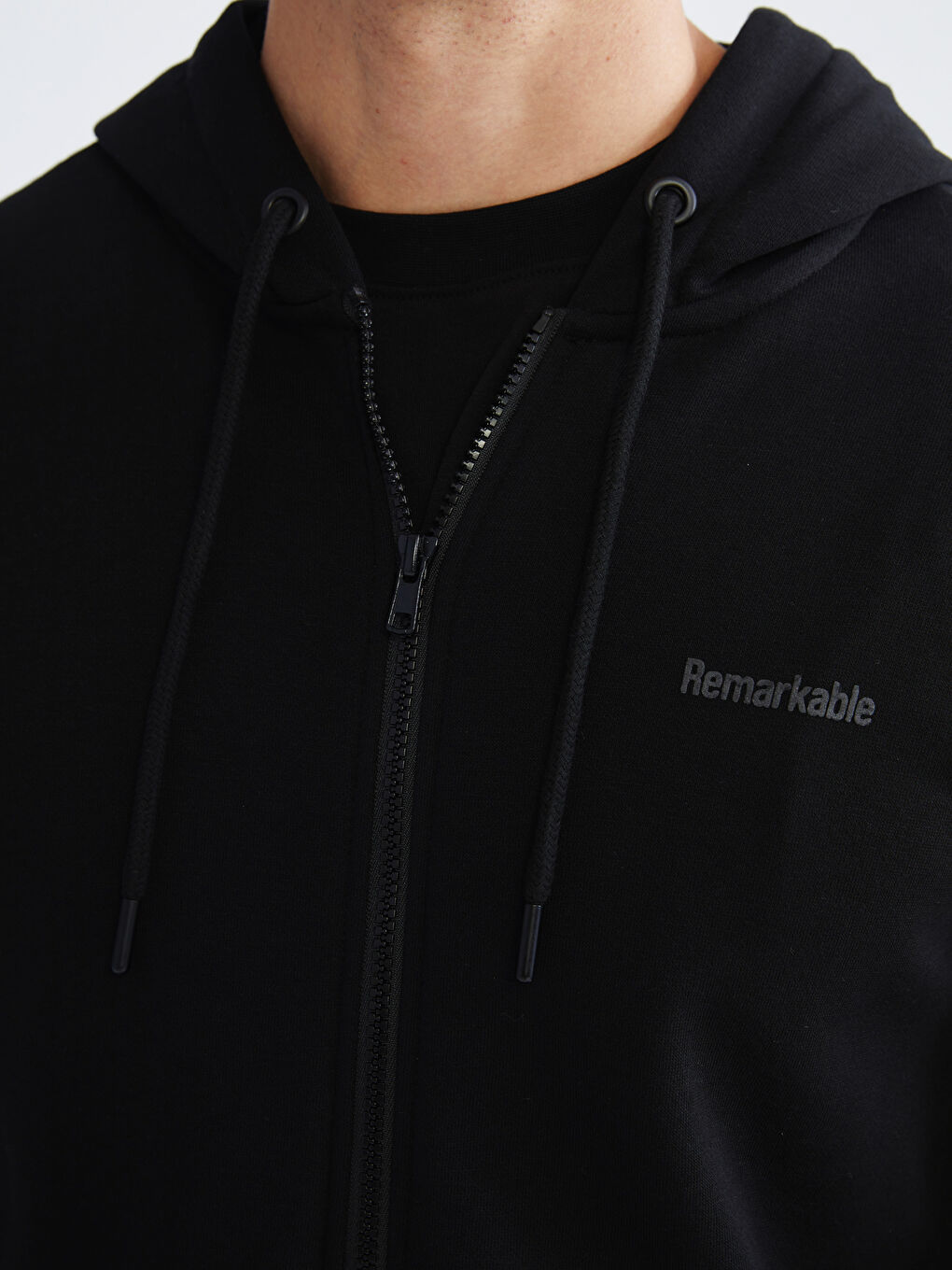 Hooded Men's Zip-Up Sweatshirt-2
