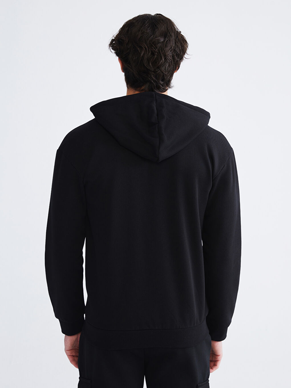 Hooded Men's Zip-Up Sweatshirt-3