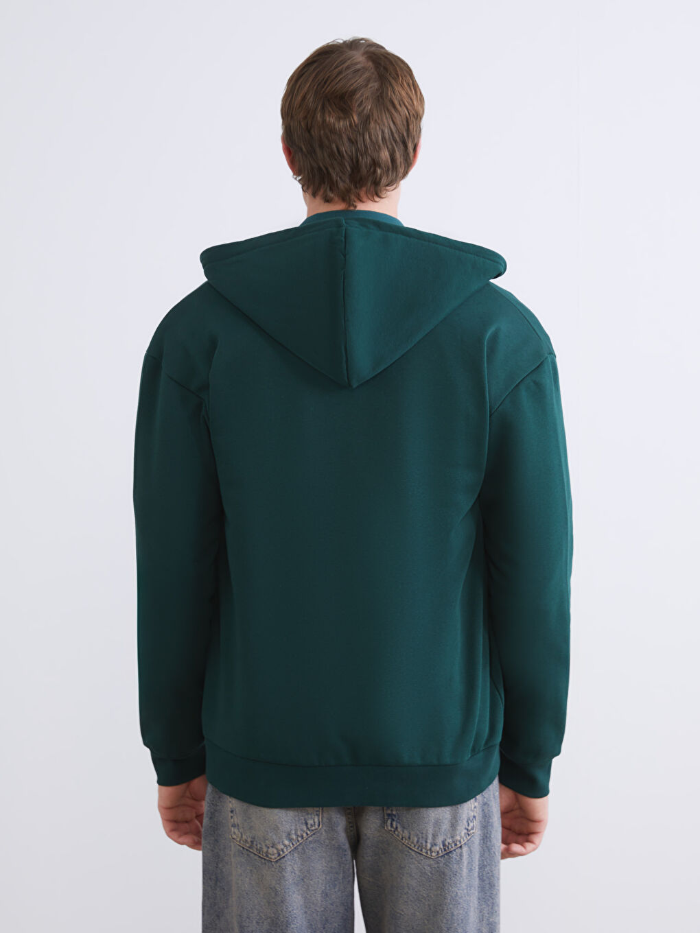 Hooded Men's Zip-Up Sweatshirt-3