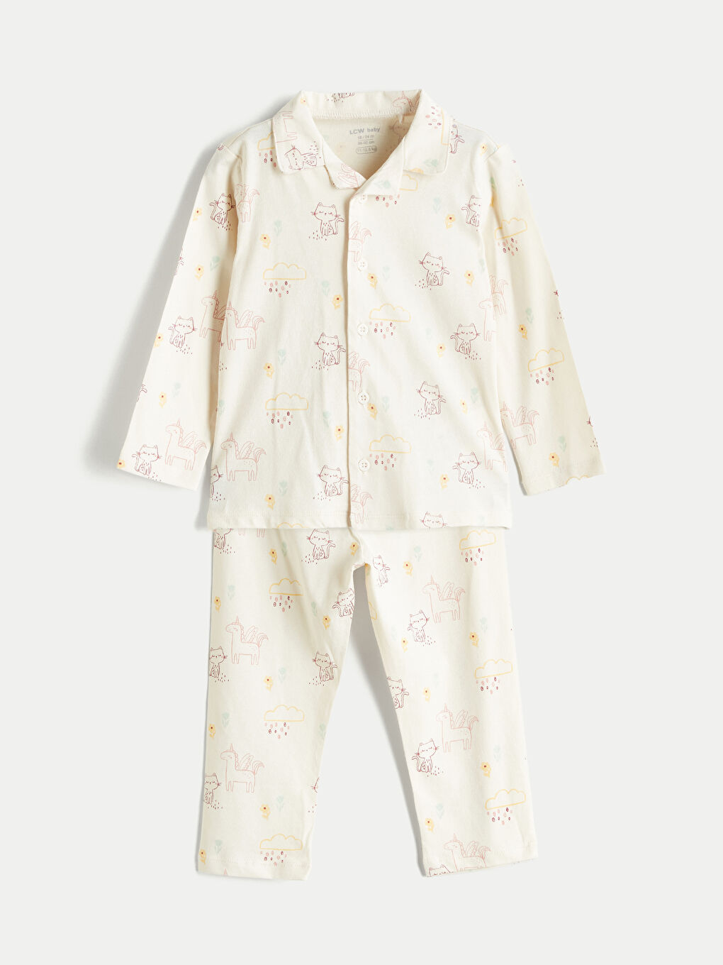 Baby Girl ECRU Pyjama Set