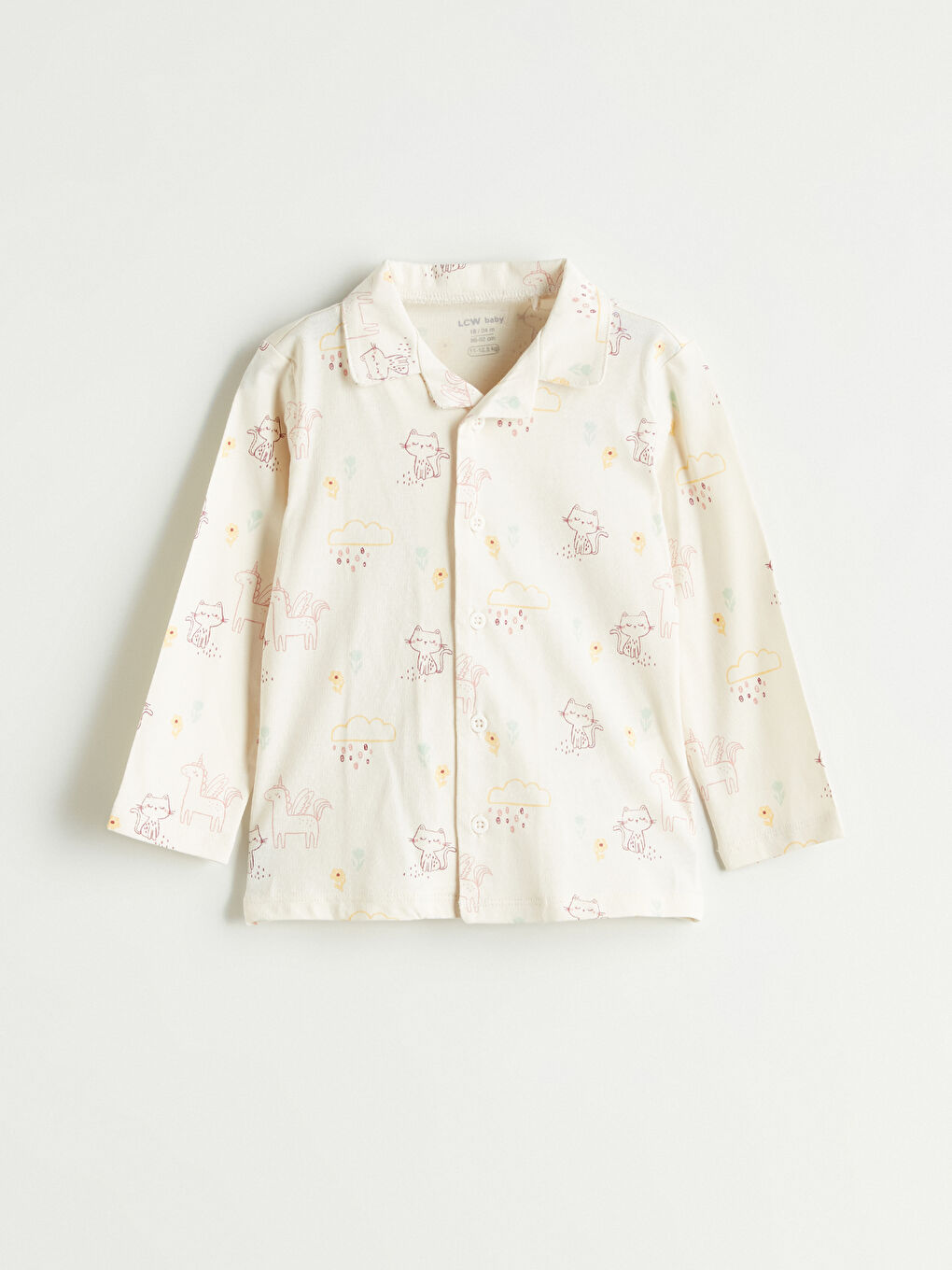 Baby Girl ECRU Pyjama Set-1