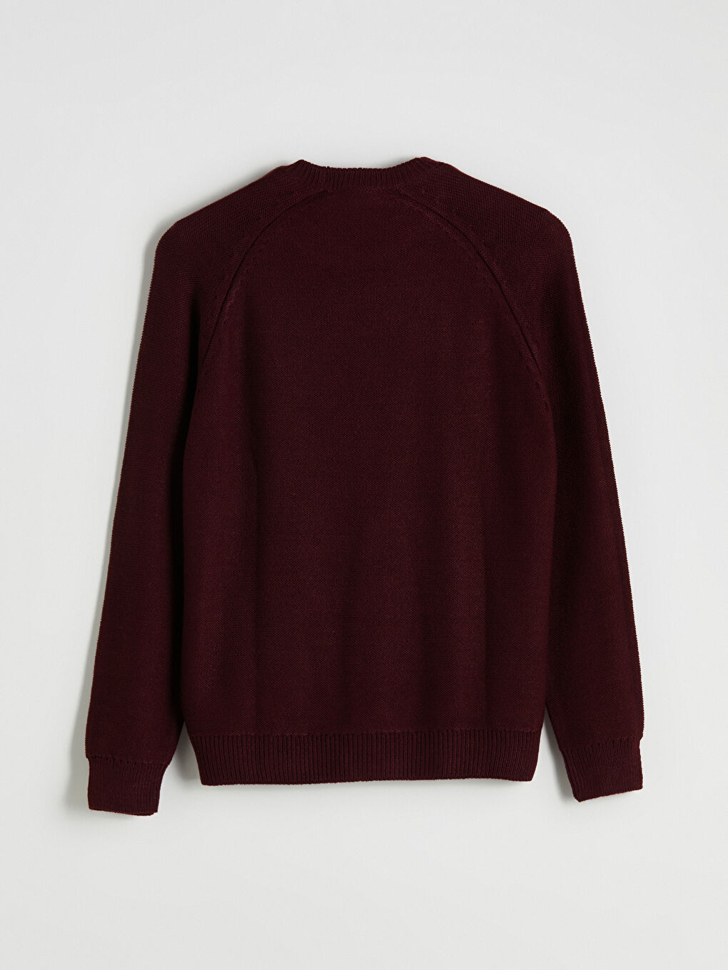 Crew Neck Long Sleeve Men's Tricot Sweater-5