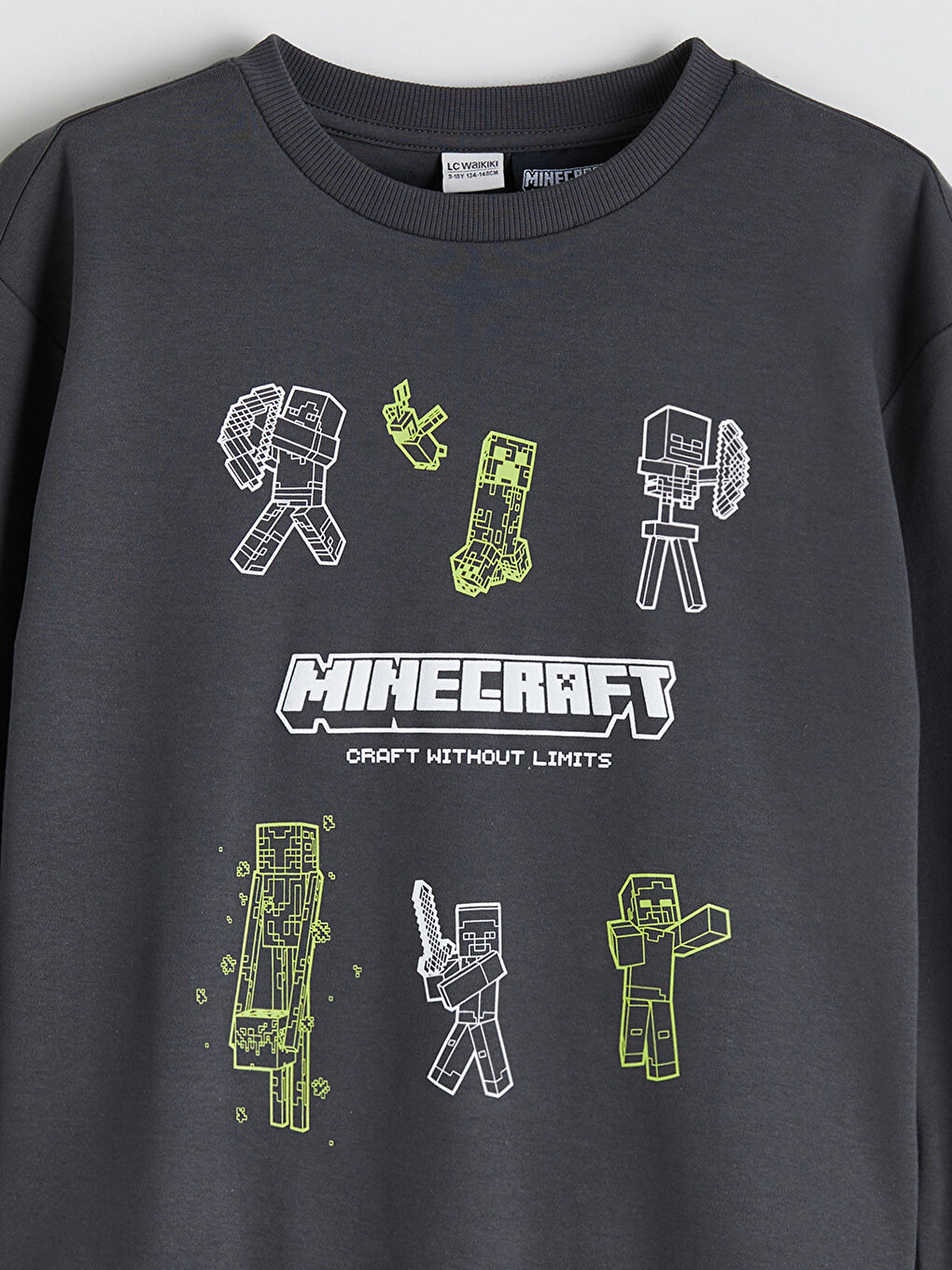 Dukserica sa okruglim izrezom Minecraft štampana za dečake-3