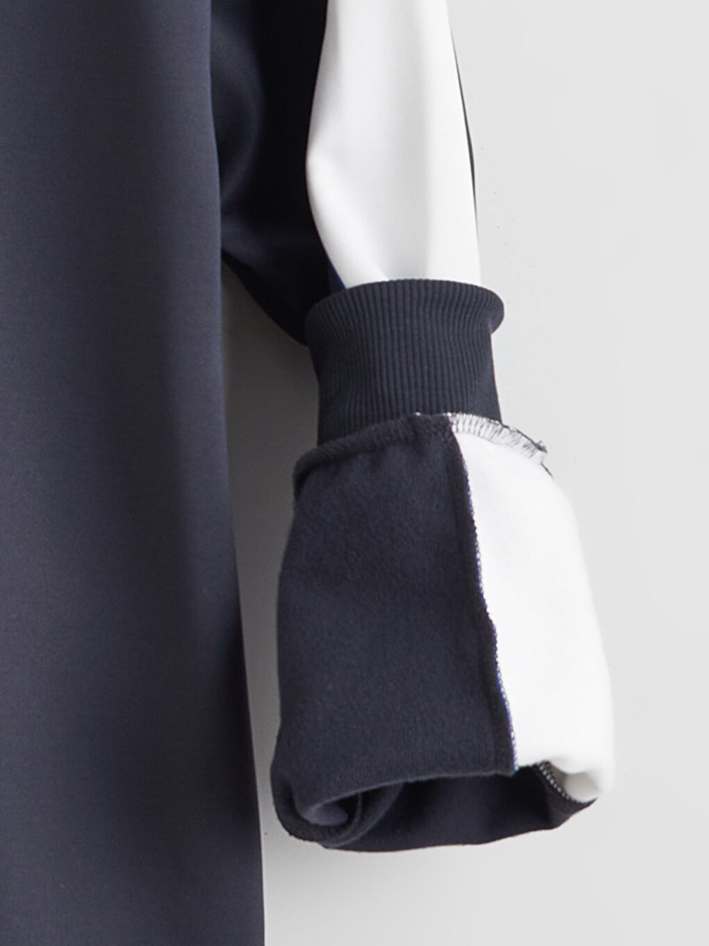 Funnel Neck Printed Men's Thick Sweatshirt-5