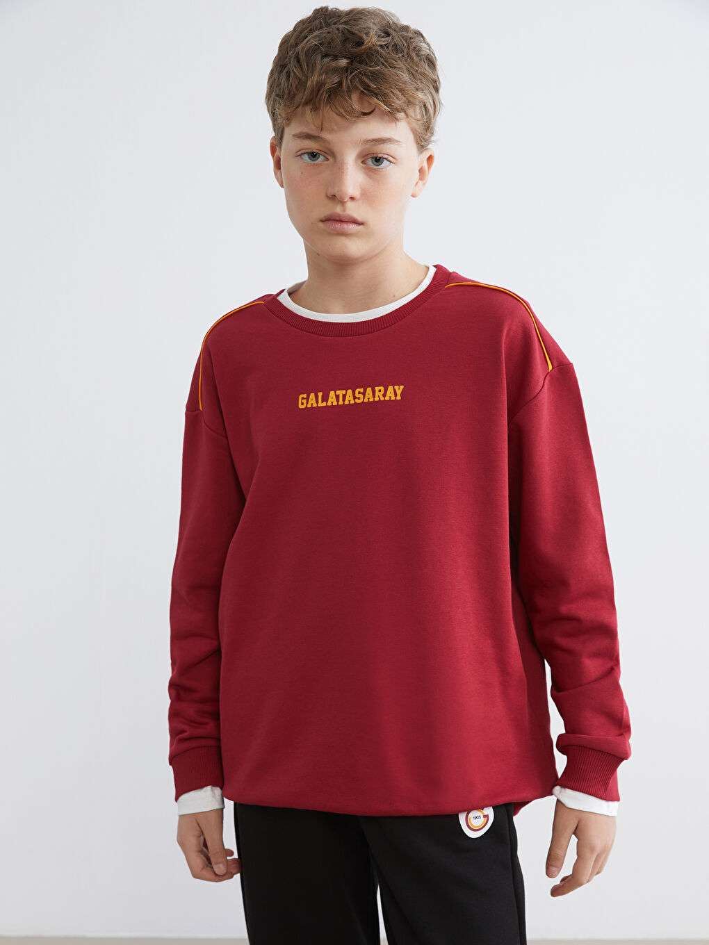 Kırmızı Galatasaray Baskılı Erkek Çocuk Eşofman Takımı-1
