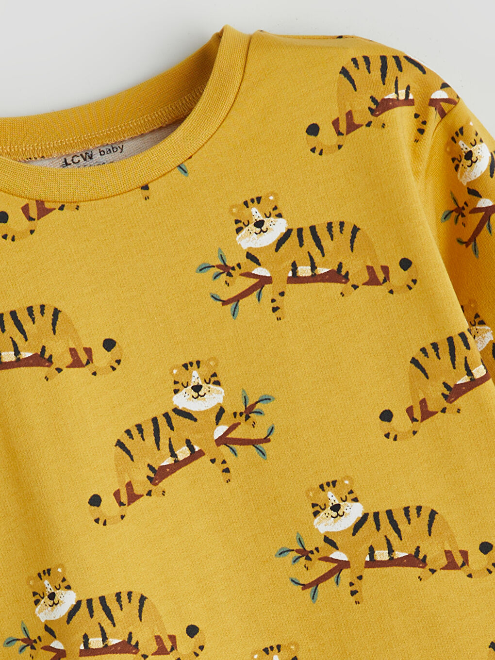 Crew Neck Printed Baby Boys' Pyjama Set-2
