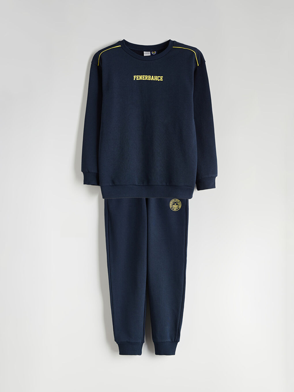 Lacivert Fenerbahçe Baskılı Erkek Çocuk Eşofman Takımı-2