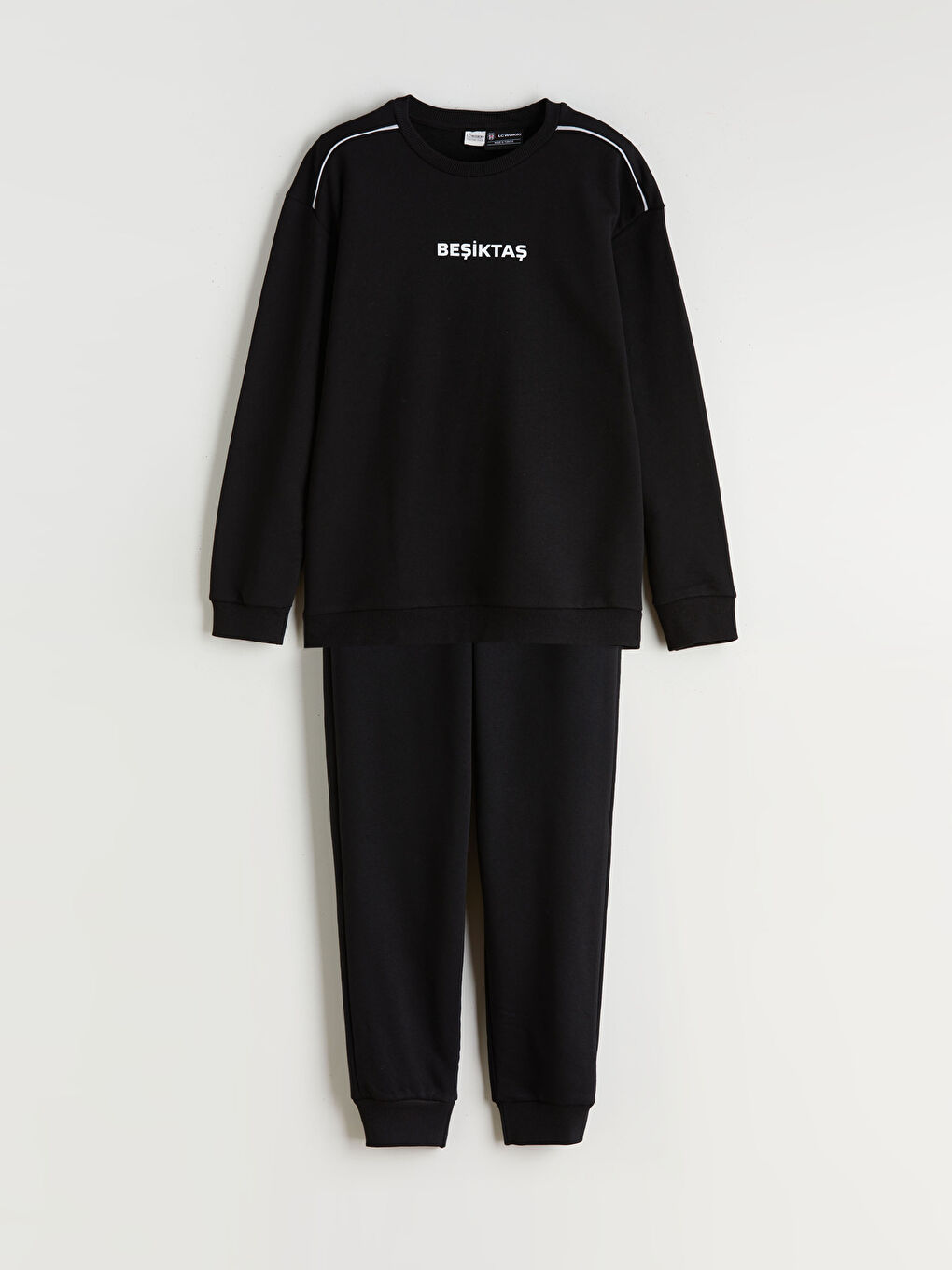 Siyah Beşiktaş Baskılı Erkek Çocuk Eşofman Takımı-2
