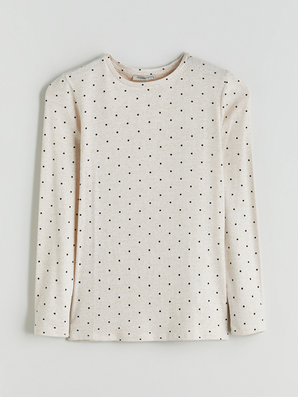 LCWAIKIKI Basic Crew Neck Polka Dot Women's Body -W5AD11Z8-LQA