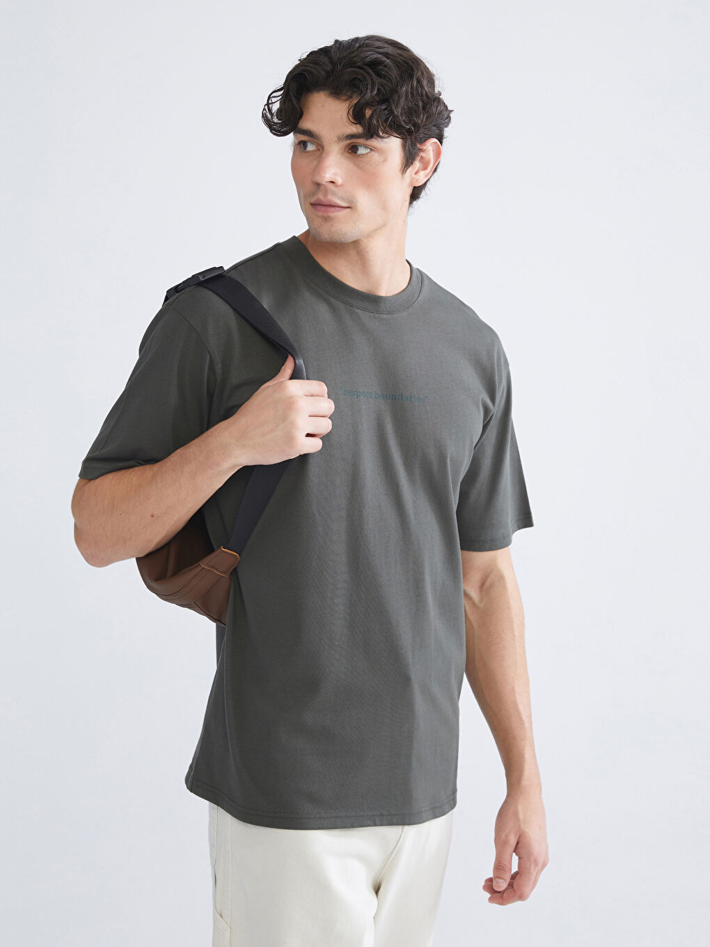 Crew Neck Printed Men's T-Shirt-1