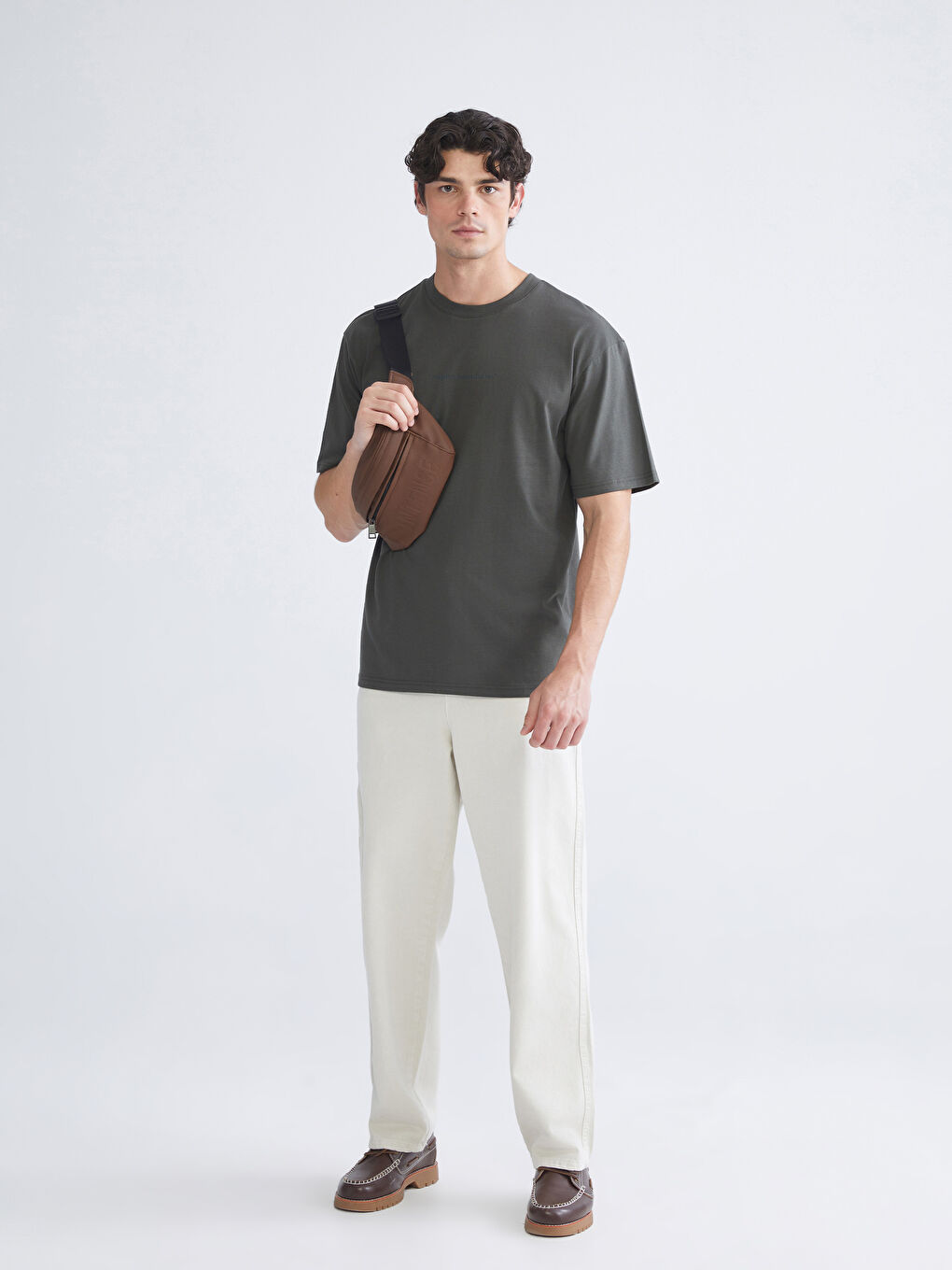 Crew Neck Printed Men's T-Shirt-2