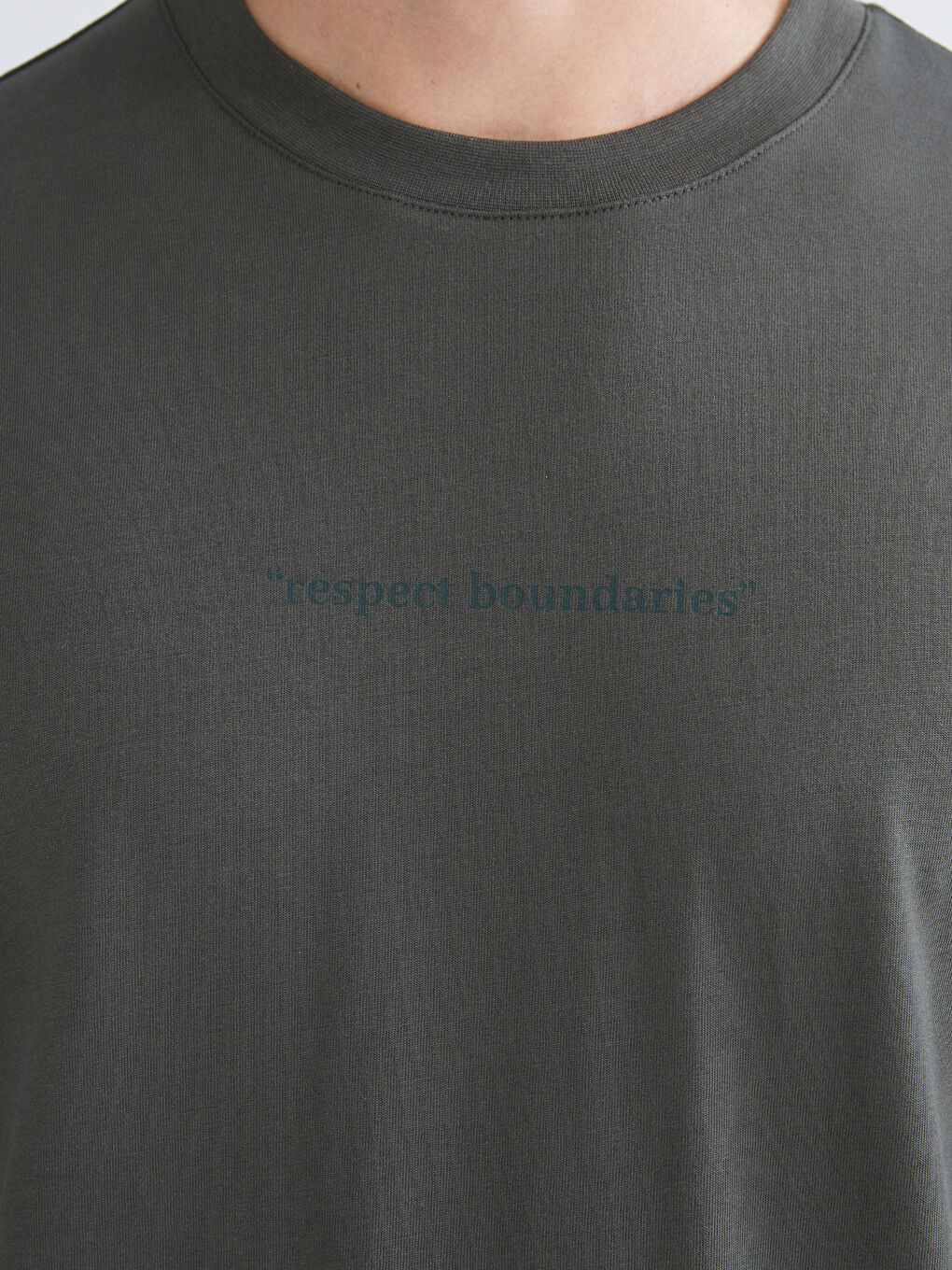 Crew Neck Printed Men's T-Shirt-4