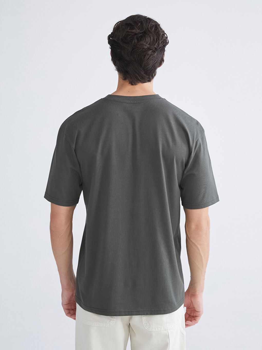 Crew Neck Printed Men's T-Shirt-6