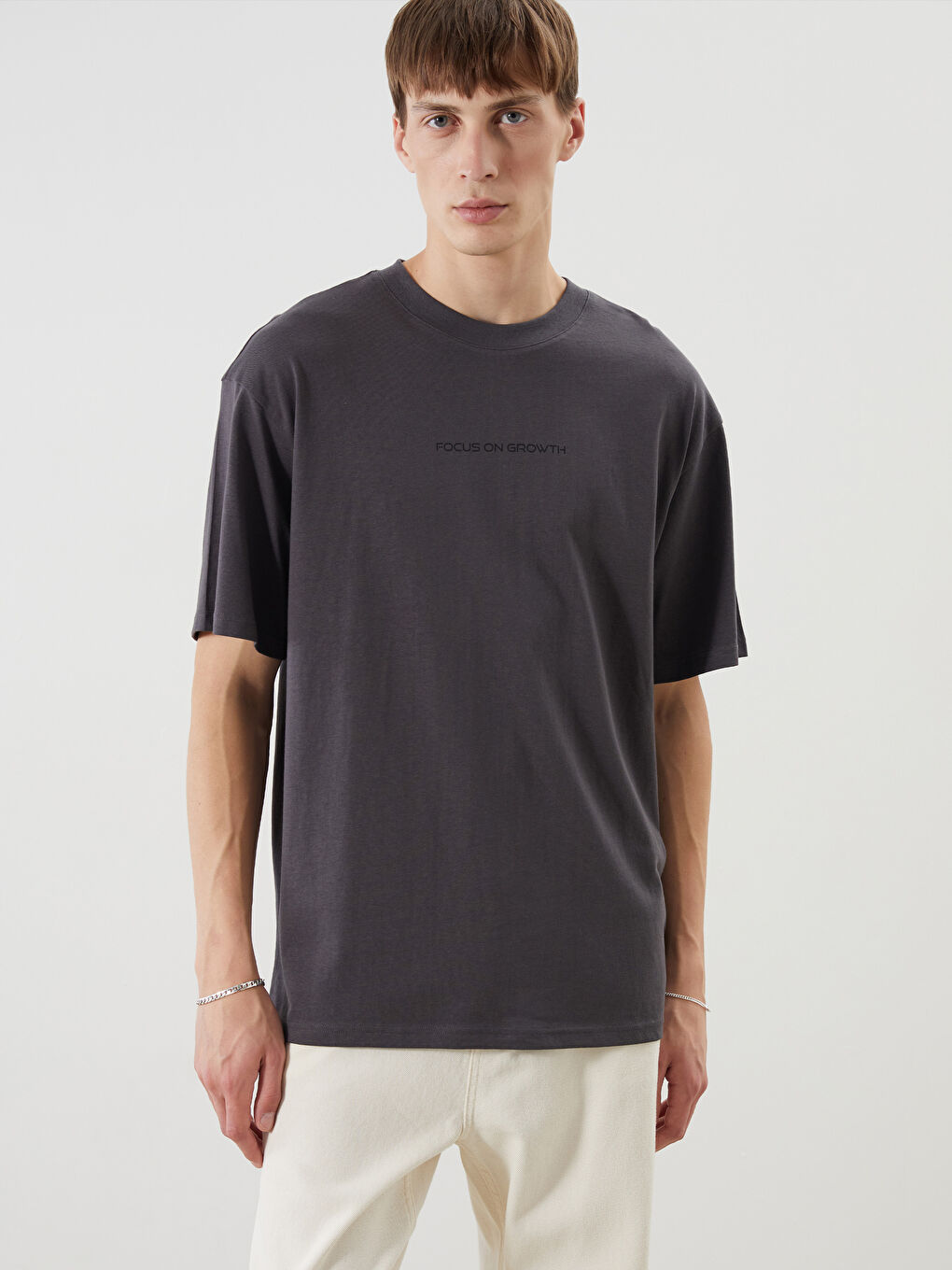 Crew Neck Printed Men's T-Shirt
