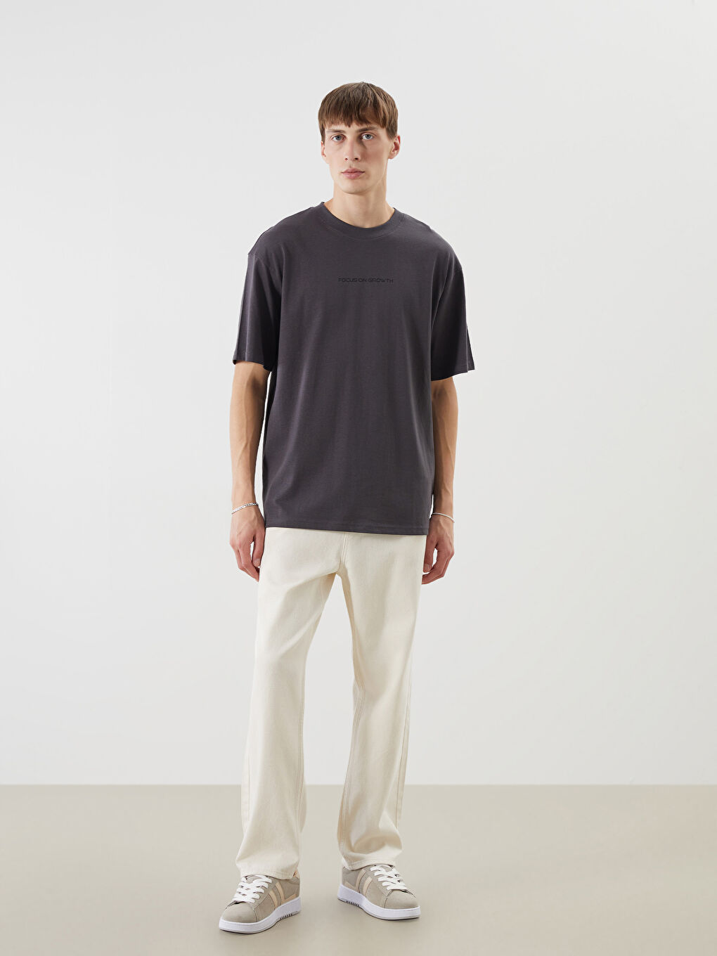 Crew Neck Printed Men's T-Shirt-3