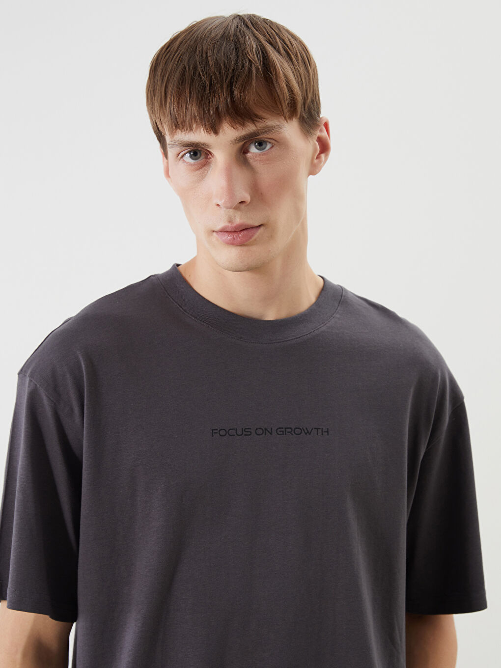 Crew Neck Printed Men's T-Shirt-5