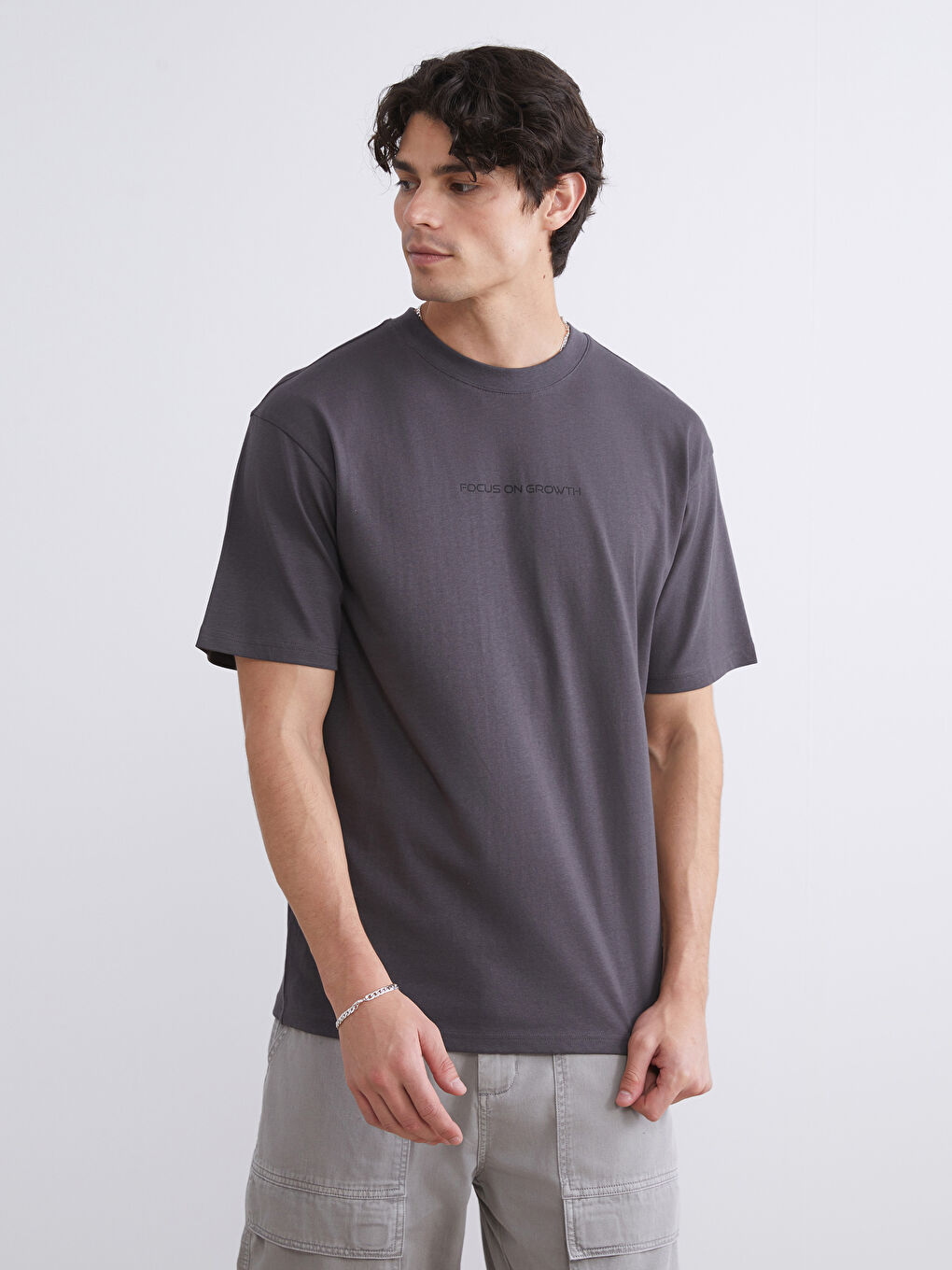 Crew Neck Printed Men's T-Shirt-1